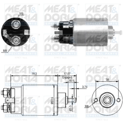 Solenoid Switch, starter